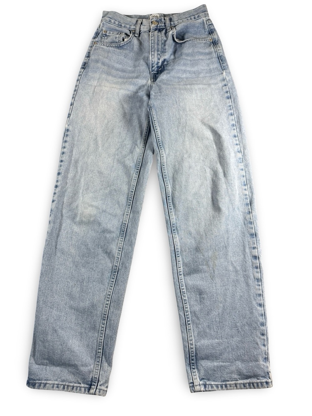 BDG Tapered Baggy High Rise Light Wash Blue Denim Jeans Size 27 Urban Outfitters
